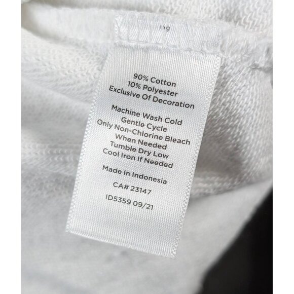 TALBOTS Lemon Fruit Print Sweatshirt Pullover Women's Size XL White 1X Plus - Picture 4 of 4